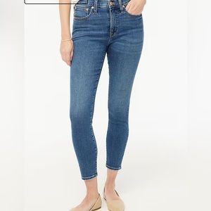J.Crew skinny stretch ankle jeans. Well loved!